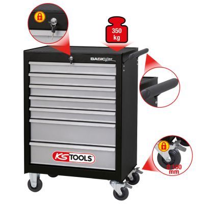 KS TOOLS įrankių vežimėlis 838.0007